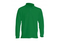  Koszulka polo męska z długim rękawem PORA 210LS - zielona