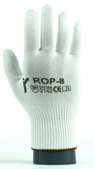 JS Gloves Rękawice poliamidowe bezpyłowe ROP