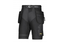  Spodnie krótkie FlexiWork+ z workami kieszeniowymi 6904 - czarne