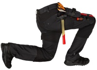  Spodnie do pasa Promacher EREBOS czarne z odpinanymi kieszeniami