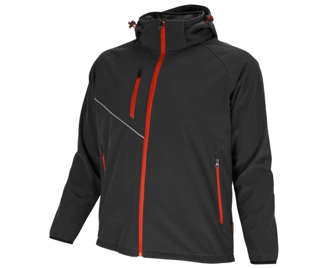 Bennon Kurtka ocieplana softshell Bennon FORCE czarna